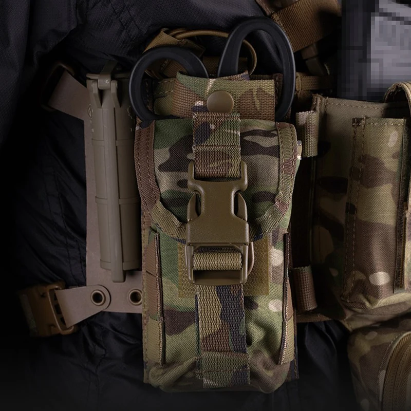 Tactical Compact Erste-Hilfe-Kit, ausgestattet mit Schere Schnalle, Quick Pull Innenband, Anpassung an MOLLE System Equipment