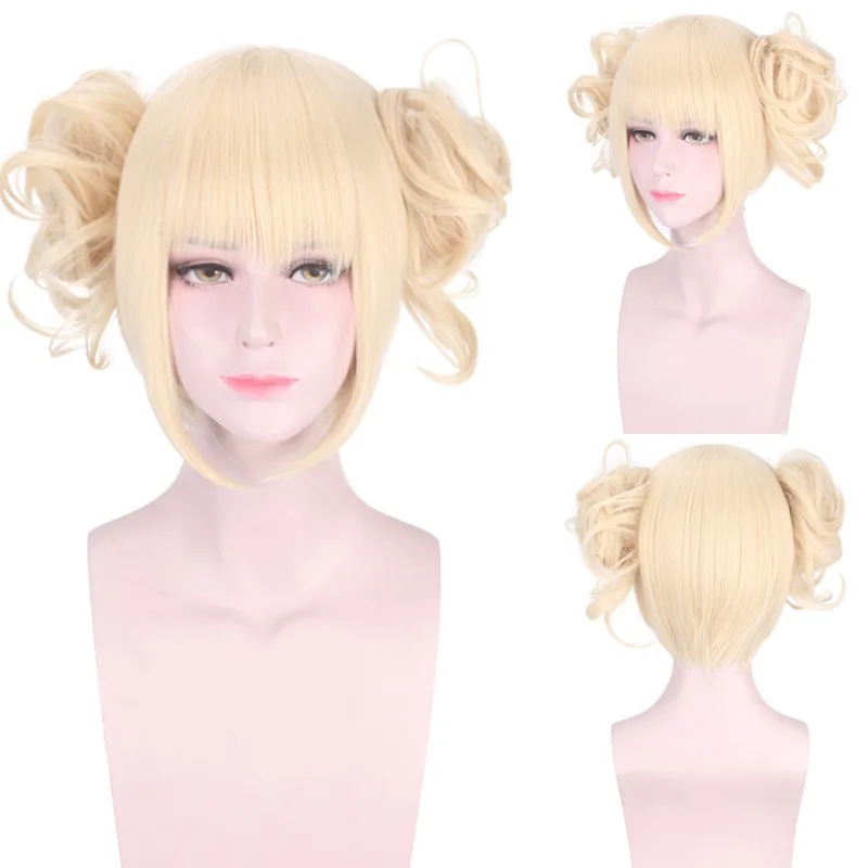 Synthetic Cosplay Wig Anime Costume Wig Party Hair Long Straight Synthetic Fiber Wig Roleplay Festival Accessory for Animation