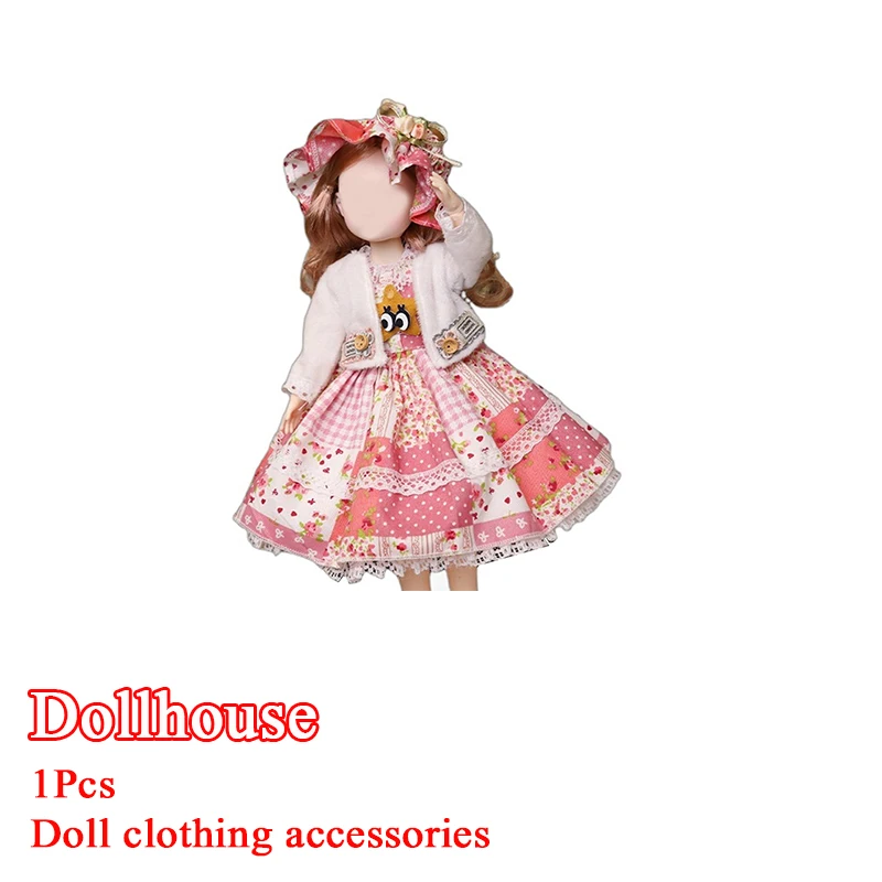 1개 인형 옷 소녀의 집 놀이 장난감 액세서리 의류 세트 소녀들을 위한 생일 선물로