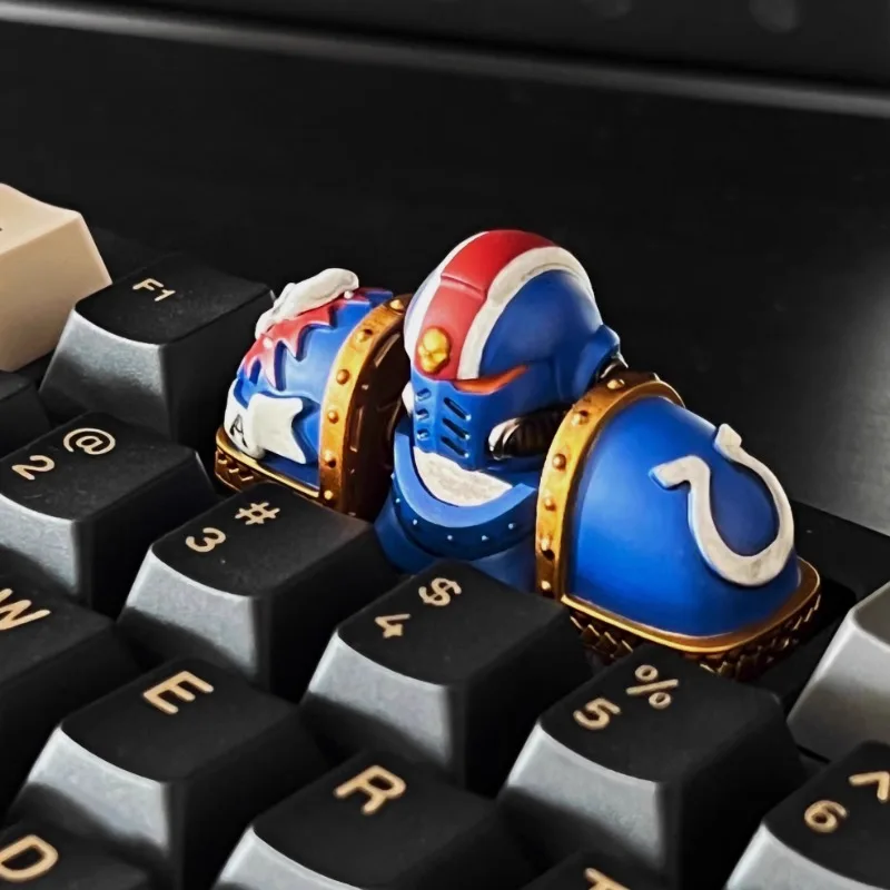 40K Limit Soldier Theme Key caps Titus Personality 1 Piece Mechanical Keyboard Keycap Resin Material Creative and Cool Keycaps