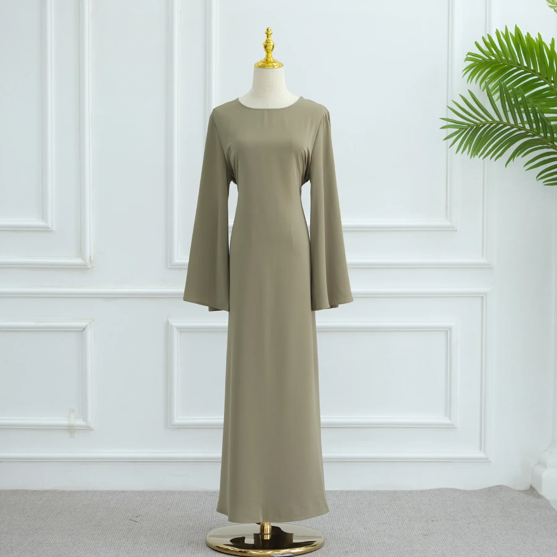 

Belted Abaya for Modest Women Dubai Prayer Dress Long Sleeve Kaftan Turkey Arabic Robe Islamic Caftan Femme Musulmane Vestidos