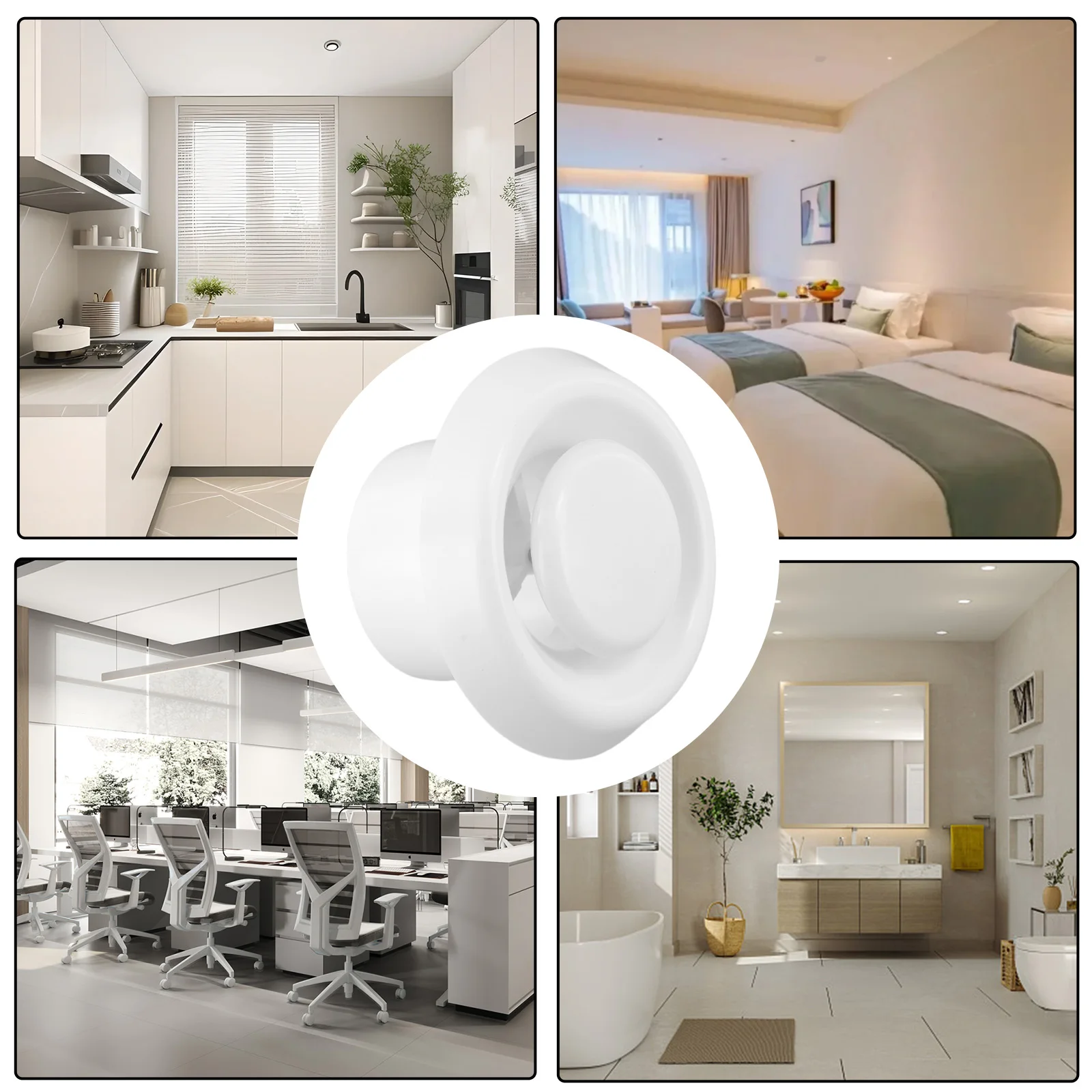 

Регулируемая вентиляционная крышка потолочной вентиляции, устойчивая к коррозии, поддерживает эффективность потока воздуха для систем HVAC