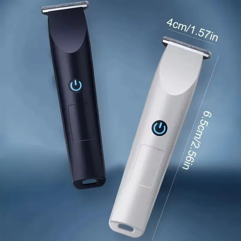 Mini Two Tone Hair Clipper Ergonomic Comfortable Handle Wireless USB Charging Precision Blade Hair Trimmer For Barbershop