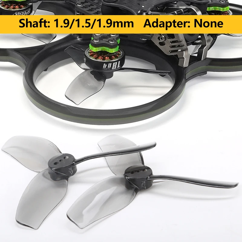 2/8pairs Hqprop Hq T76 3inch Propeller T76mmx3 V2 3-blade 76mm Cw&ccw Pc Props For Rc Fpv Ct30 Cinebot Ducted Drone Cinewhoop