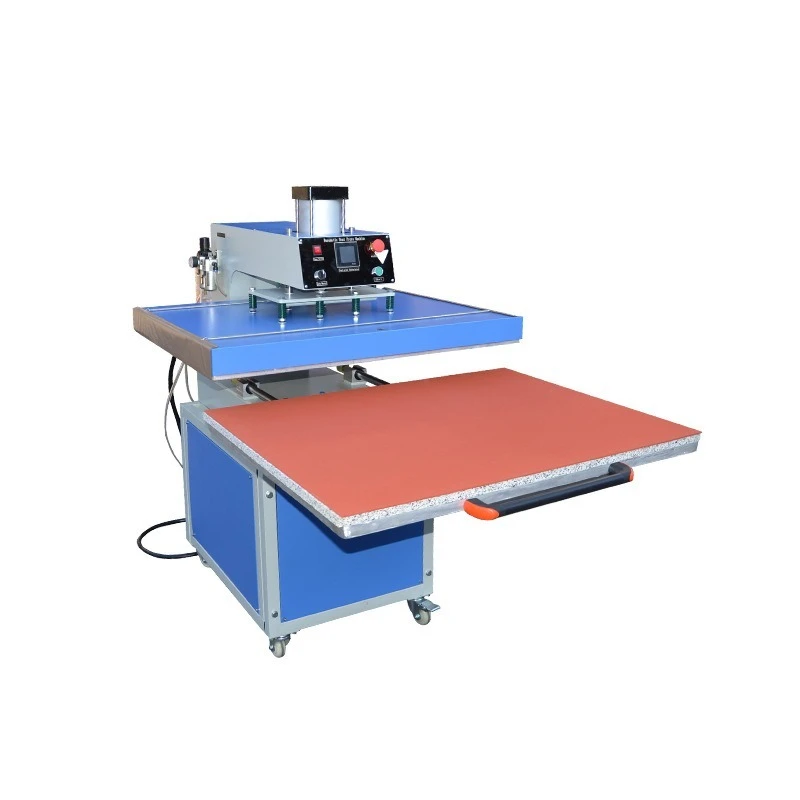 Pull-out pneumatic heat transfer machine T-shirt heat transfer machine, pressing machine