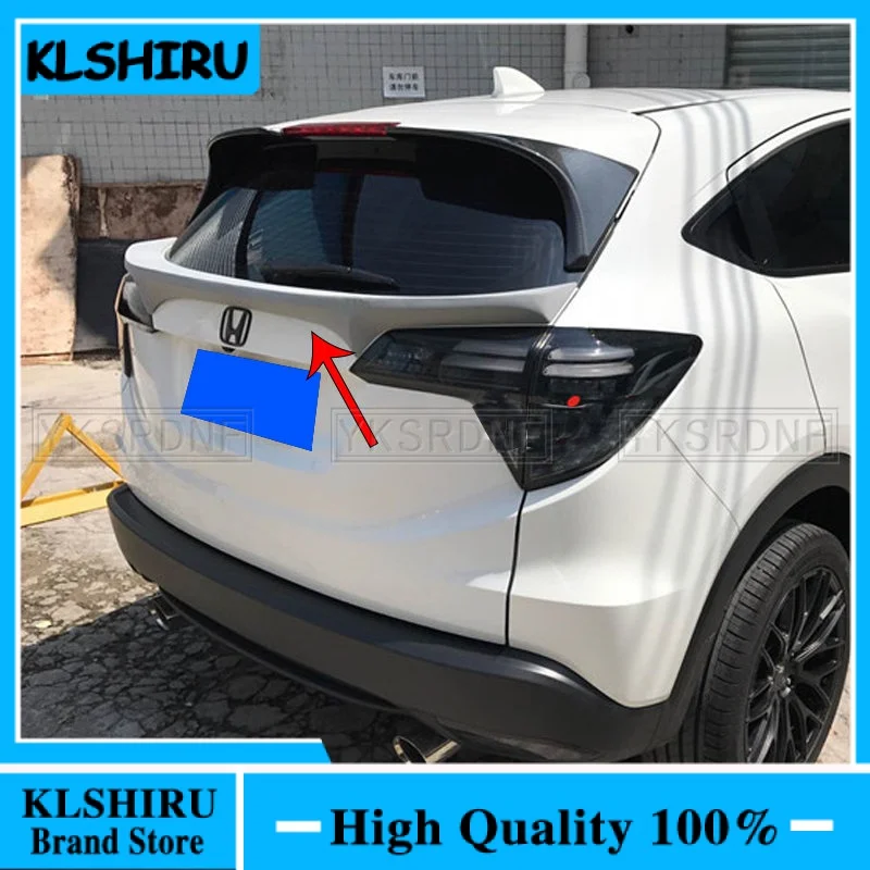 

Auto ABS Plastic Unpainted Color Rear Roof Trunk Wing Boot Roof Spoiler For Honda VEZEL HRV HR-V 2014 2015 2016 2017