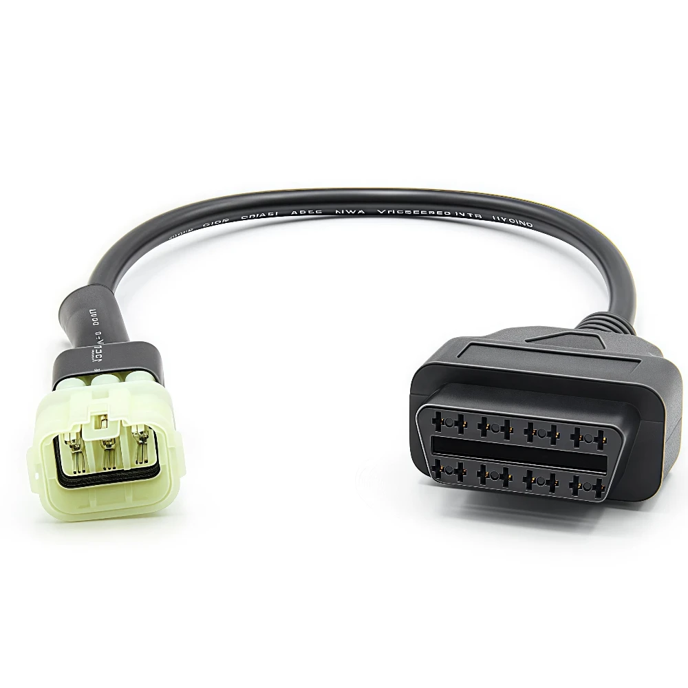 Suitable For KTM 6PIN to 16PIN Adapter Cable Obd2 Motorcycle Adapter Cable