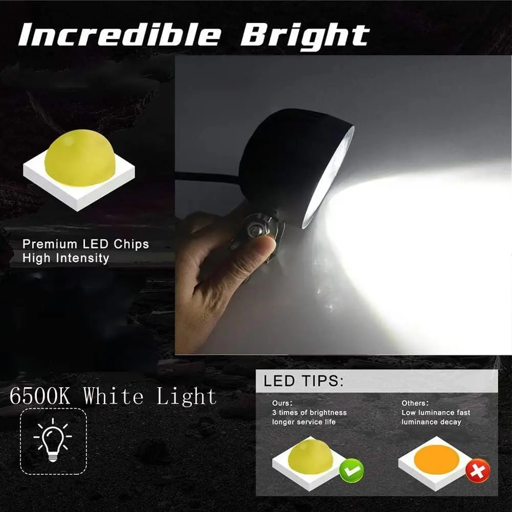 Traktor Oval LED Scheinwerfer Harvester Arbeit Licht Kopf Lampe für Offroad John Deere Sprayer Kubota Toyota Farm Equipment Seeder – Detail 13