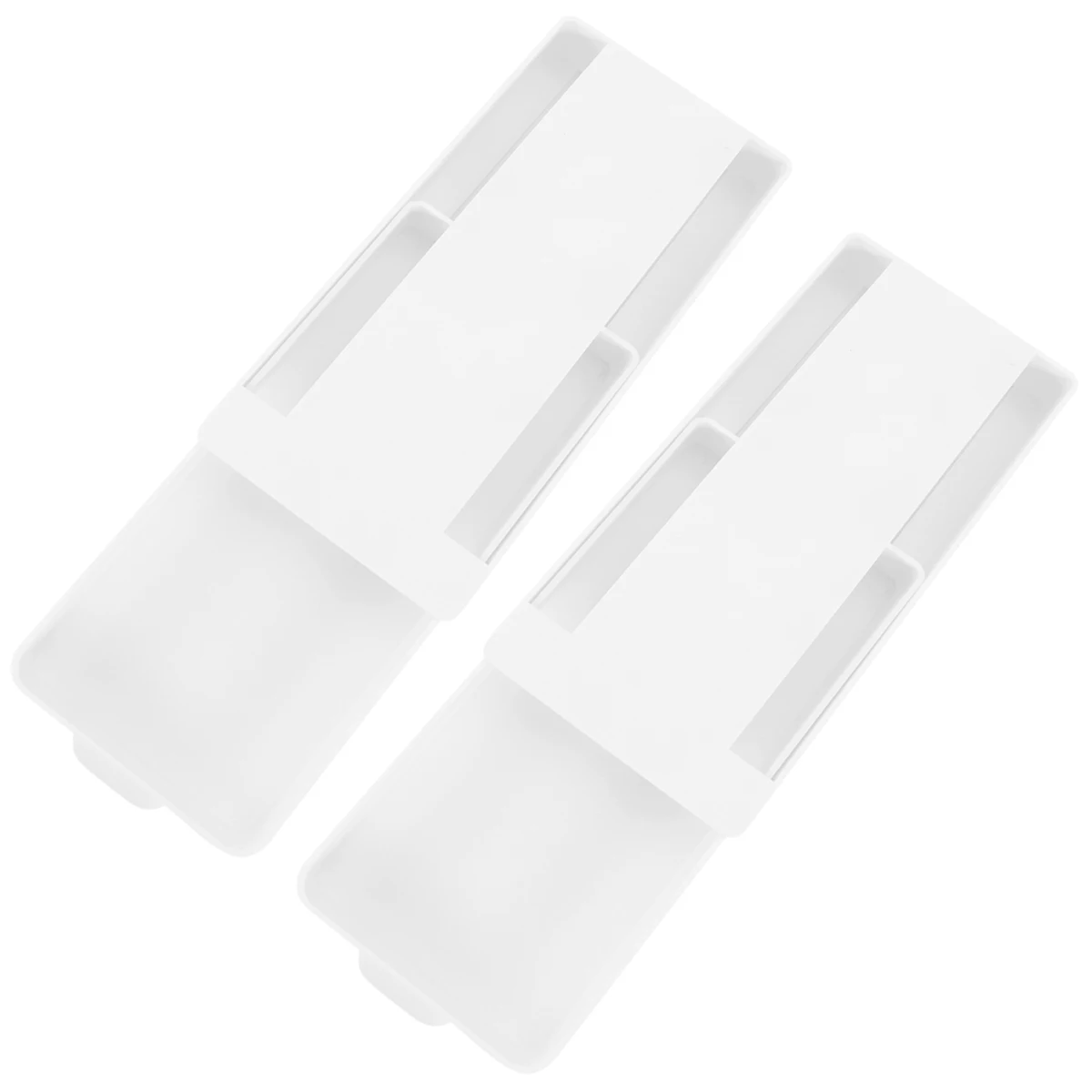 Drawer Type Storage Box ganizer Premium ABS Acrylic Material Living Bedroom Kitchen Hidden Desk Adhesive Tray Safe Clean