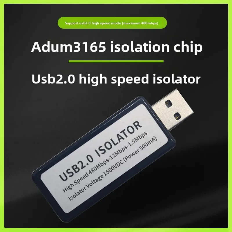 

USB High Speed Isolator 480Mbps Protected USB Port DAC Decoder Audio Cancellation Current Sound ADUM3165