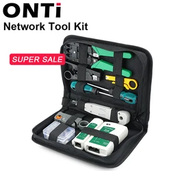 OMAY 네트워크 수리 케이블 테스터 도구 키트, LAN Utp 스크루 드라이버 와이어 스트리퍼, RJ45 커넥터, 컴퓨터 크림퍼 플라이어, 세트당 14 개
