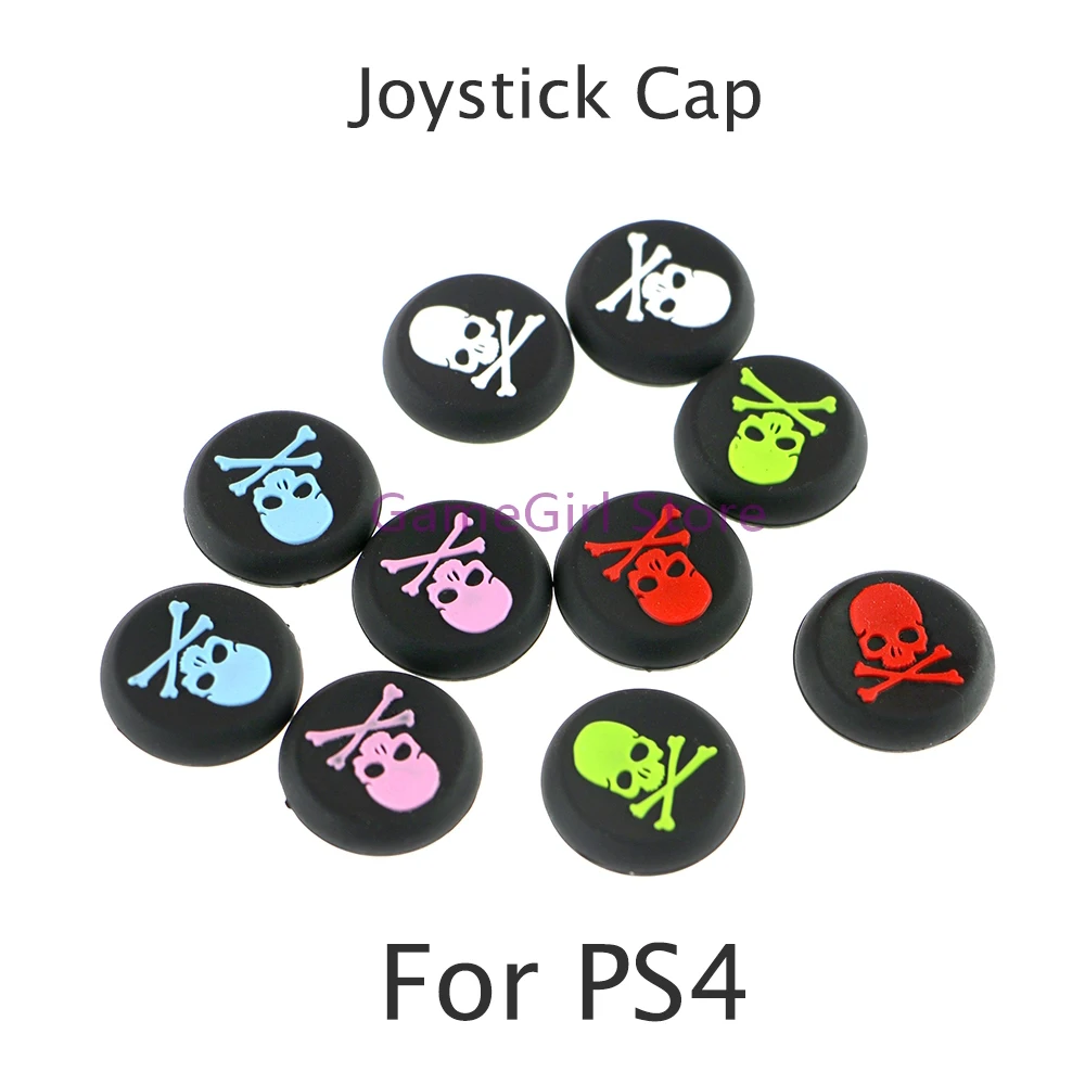 500pcs Skull Head Thumb Grip Thumbsticks Joystick Silicone Cap For PS3 PS4 Xbox360 Xboxone Controller