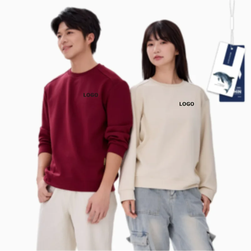 مخصص طباعة التطريز الرجال النساء ملابس كاجوال فضفاضة جولة الرقبة طويلة الأكمام البلوز شخصية الشارع الشهير بلوزات