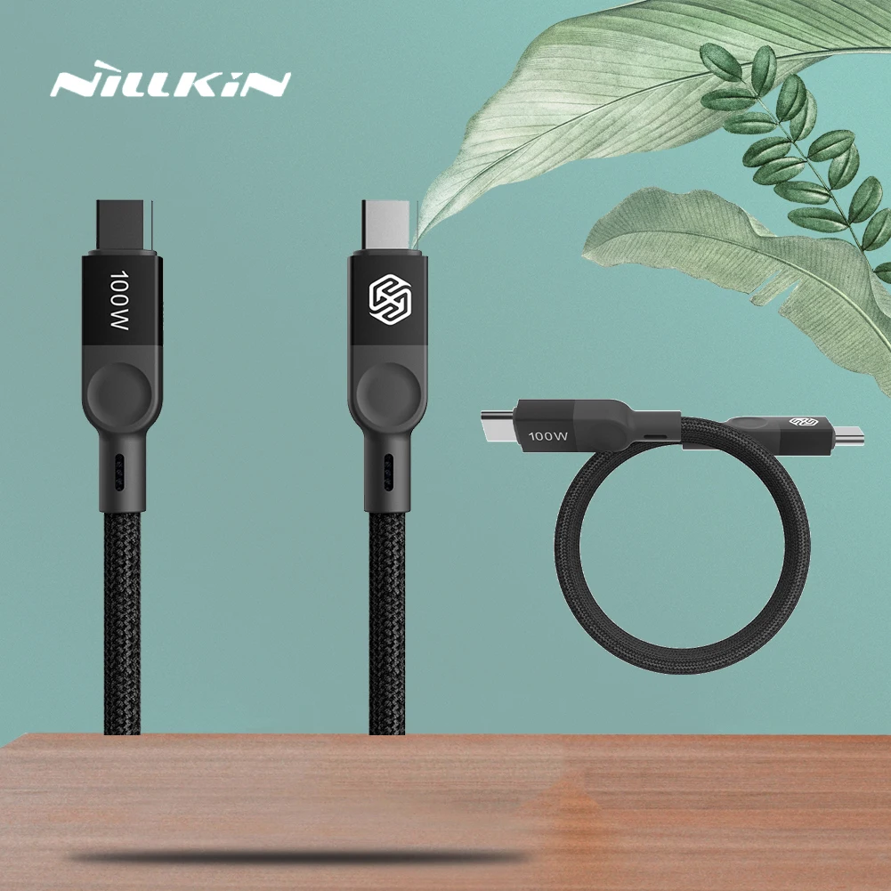 Nillkin For Small Coil PD Magcharge Cable Type C To Type C Fast Charging For Samsung Xiaomi Huawei 1m USB C Data Cable