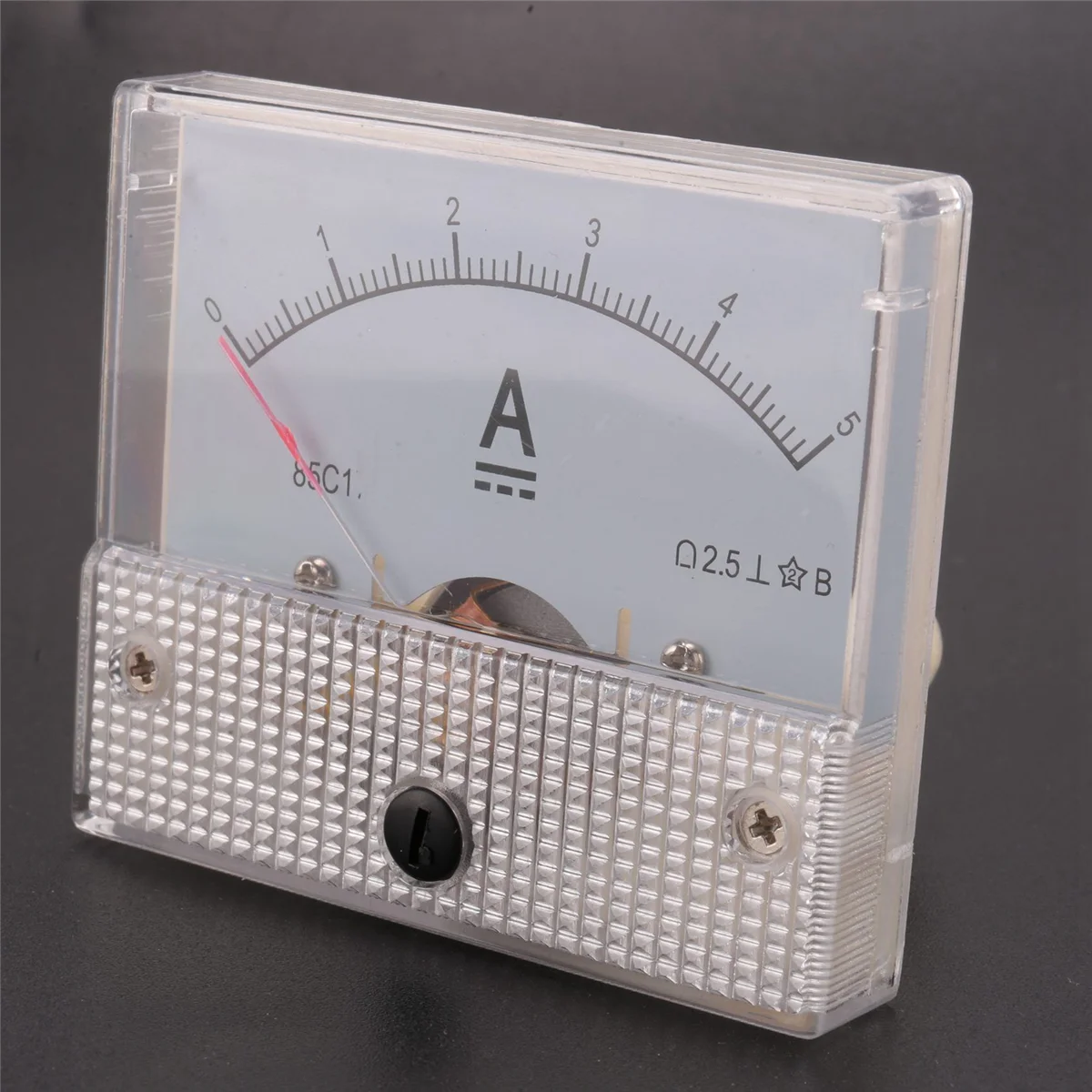 ABMO 85C1-A アナログ電流パネルメーター DC 5A AMP 電流計