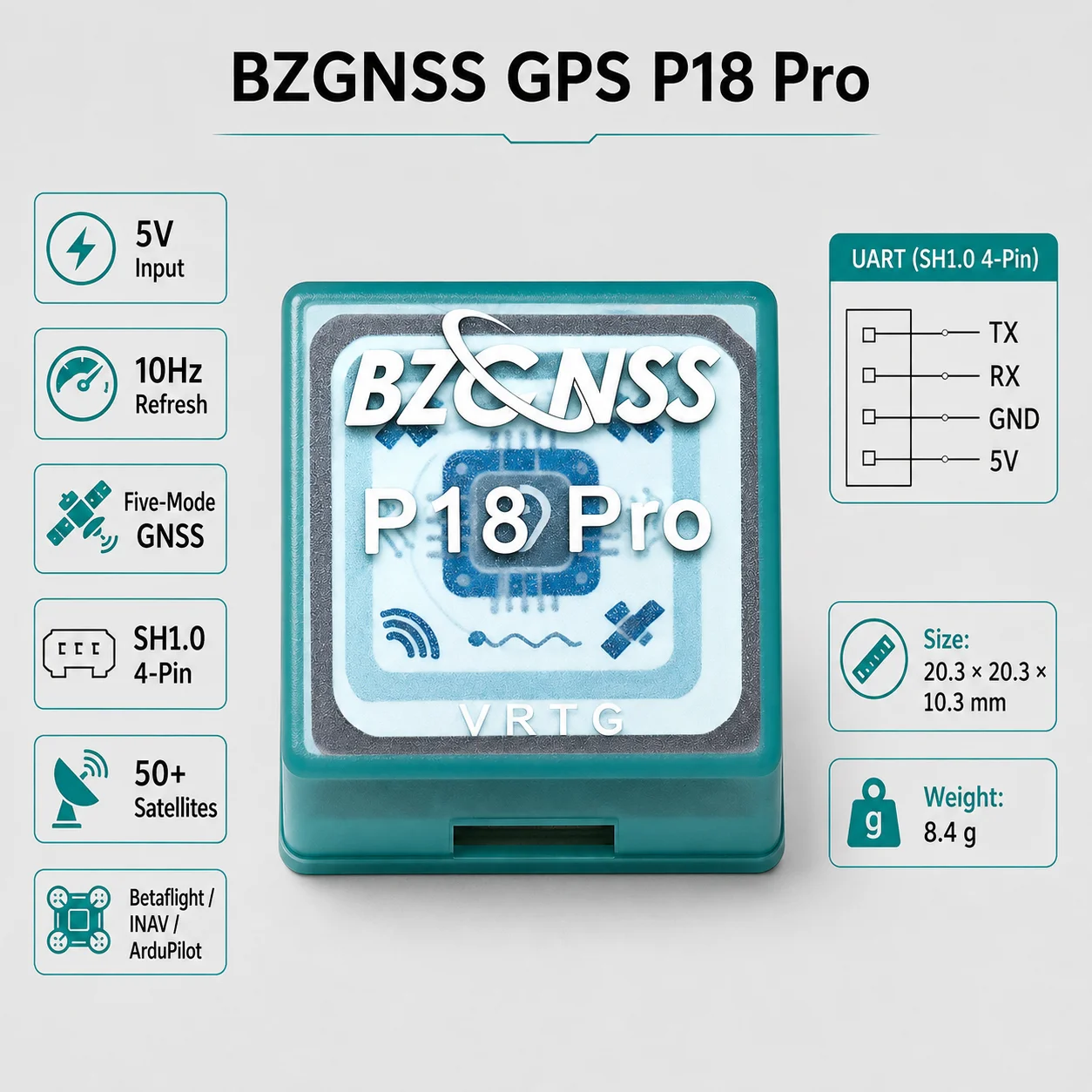 BZGNSS P18 Pro FPV GPS Module - T-Motor F7 Pro Flight Controller ulasan dan harga