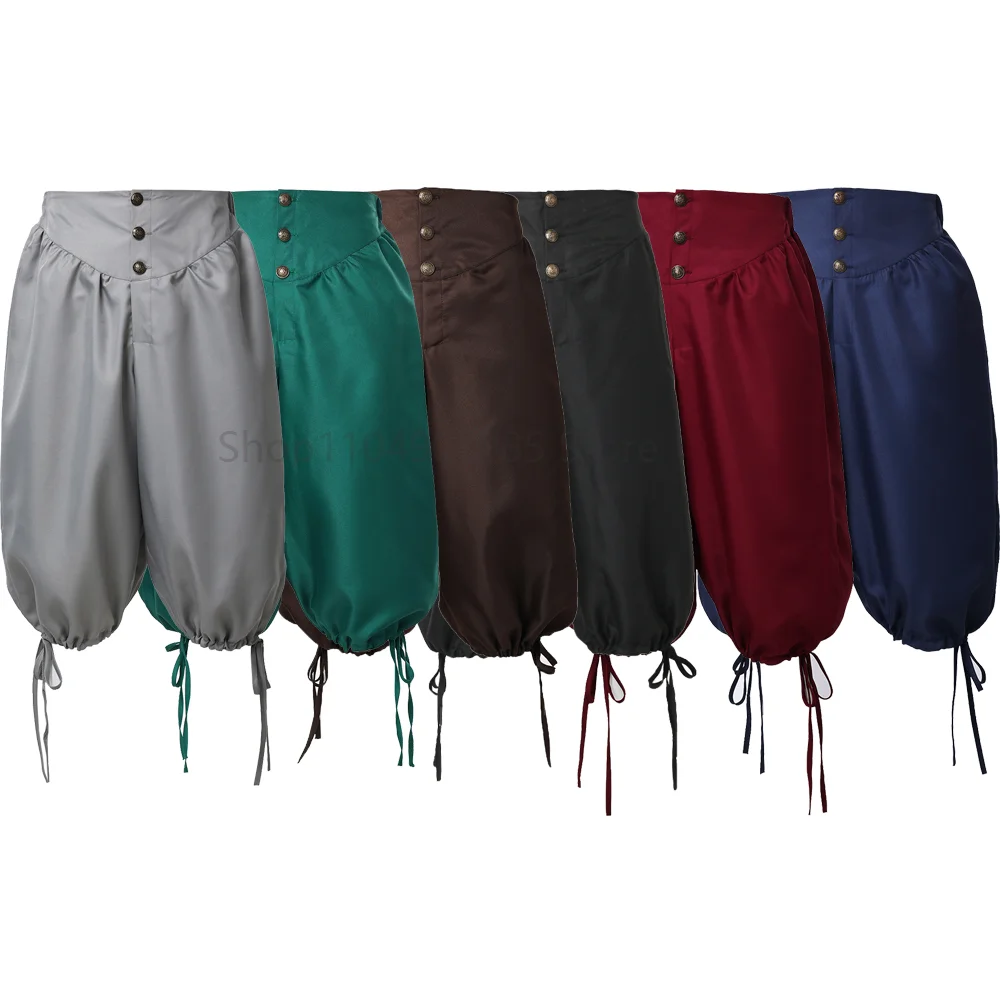 

Pirate Costume Breeches Pirate Pants Renaissance Medieval Viking Trousers Cosplay Back Lace Up Shorts 2025