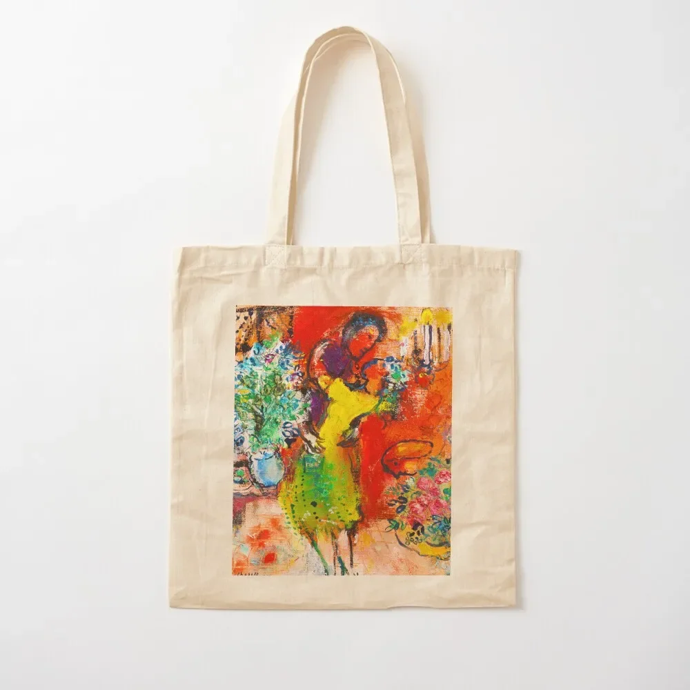 

dance with me marc chagall Tote Bag tote bags men Lady canvas hand Bag