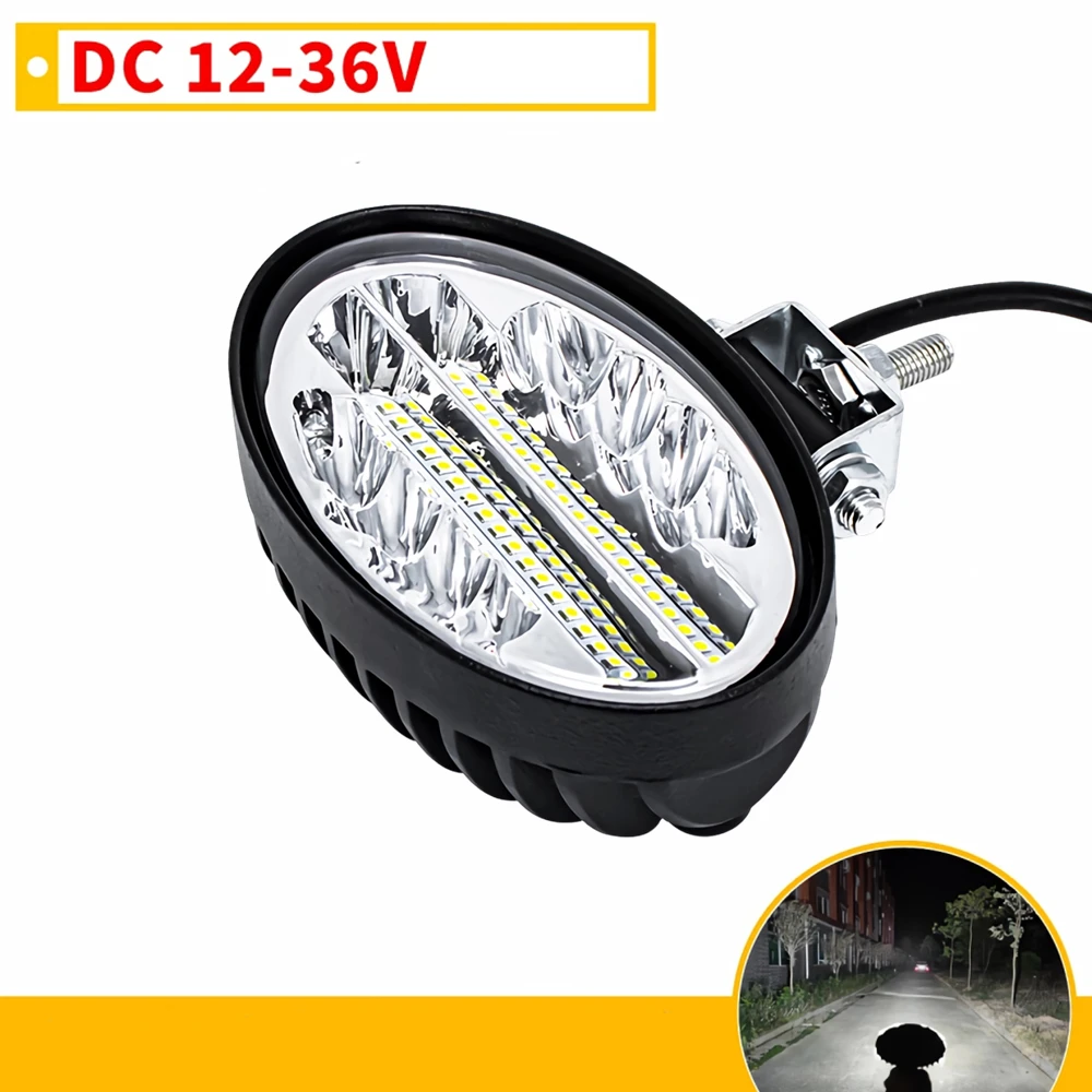 1Pc 12V - 36V LED Car Work Light Auxiliary Headlight For Motorcycle Truck Fog Lights 4x4 Offroad Lamp