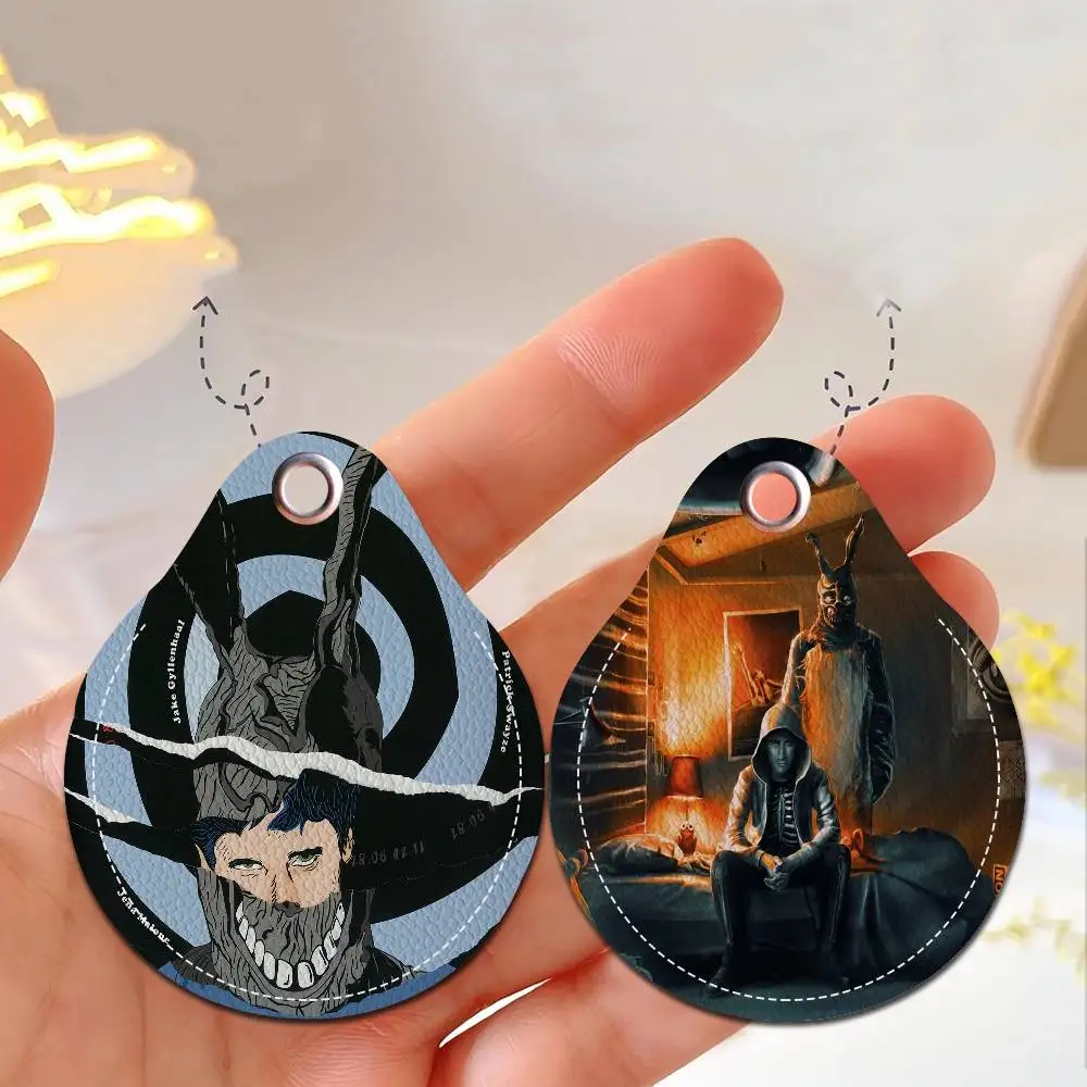 فيلم دوني داركو بو الجلود حامل البطاقة المفاتيح حلقة رئيسية باب الوصول العلامات حالة المفاتيح بطاقة الوصول حقيبة مفتاح العلامة الدائري #6