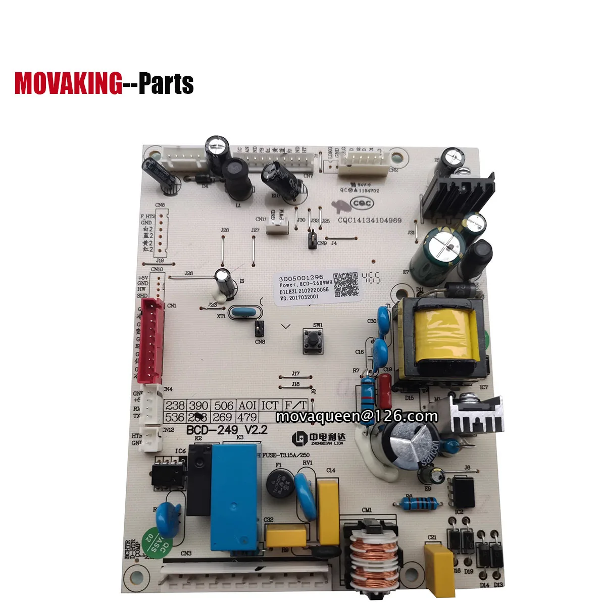 

Refrigerator Accessories Control Board 3005001296 Motherboard For Aucma BCD-263WDG BCD-268WMG Refrigerator Replacement