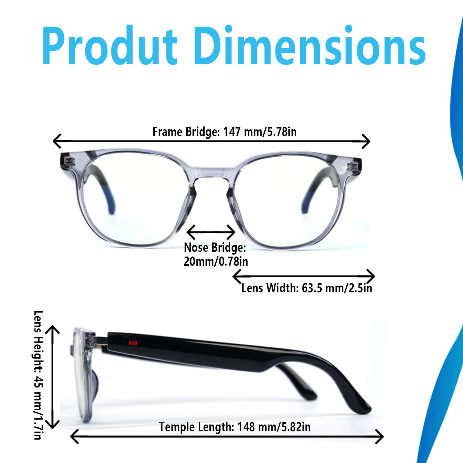 Smart Audio Glasses, Real-Time Translation Via App, Photochromic Lenses, Hi-Fi Music Playback, And Noise-Canceling Voice Calls. view 2
