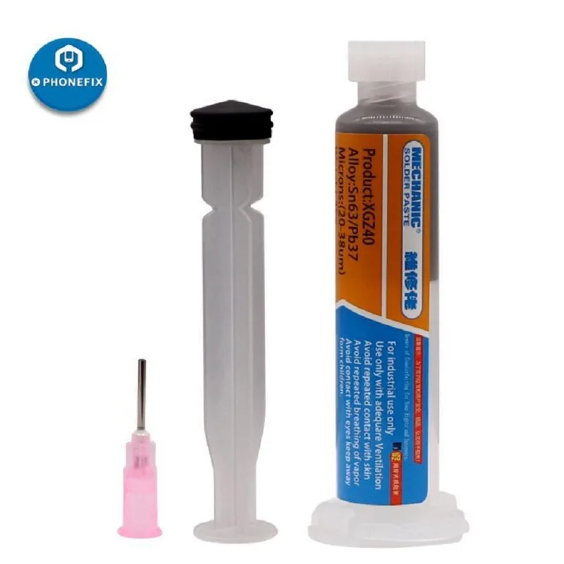 High Quality XG Z40 SMT Solder Paste BGA Soldering Paste With Syringe Accessories For Precision Electronic Component Welding