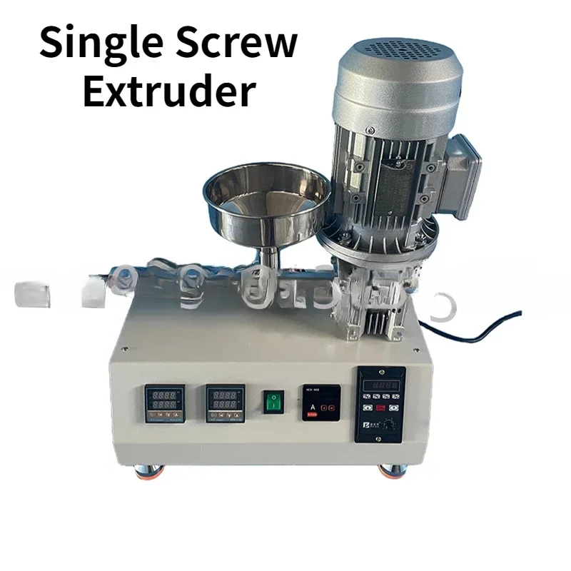 For Single Screw Extruder Laboratory Plastic Extruder Machine Polymer Injection Molding Crusher Traction water tank ABS