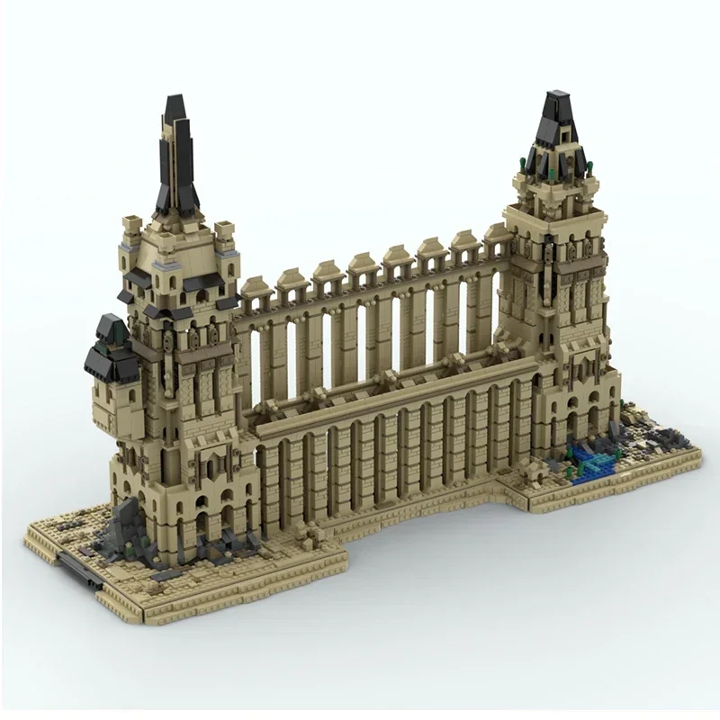 Moc Building Bricks Street View Model The Monument of Cerdi Va Technology Modular Blocks Gifts Toys For Children DIY Assembly