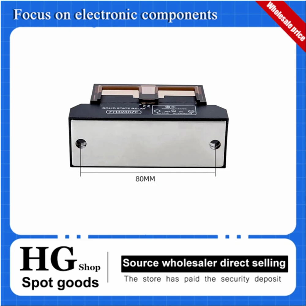 Originele Fh3200zf 200a Ac SSR-200DA Industriële Kwaliteit Solid State Relais