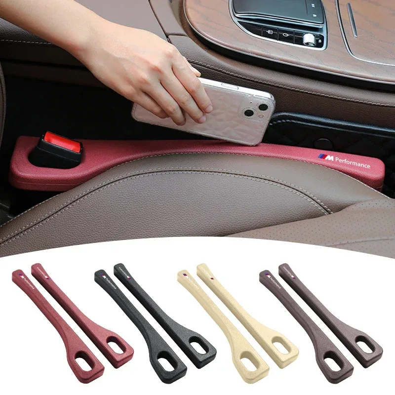 

BMW car parts seat gap plug strip side seam filler M logo M3 M4 F07 F34 F30 F20 F10 E60 E46 leak proof storage organizer