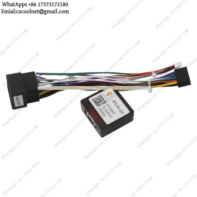 Car Radio Wiring Harness with CANBUS Decoder Box For Peugeot 206 307 Android Stereo Power Cable RP5-PA-104 PA-SS-01