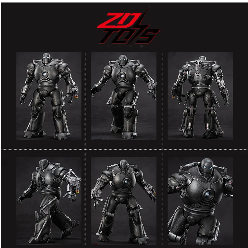 ZD Original Tony Stark Iron Man Iron Monger Action Figure Sammeln Desktop ornament Garage Kit Modell Spielzeug Kinder Geburtstag Geschenke