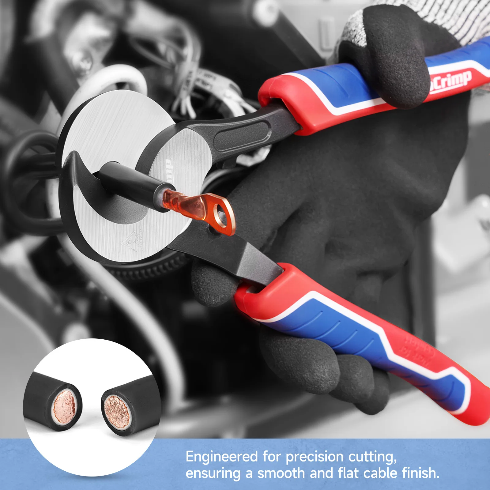 Multifunctional Electrician Tool 2026 Upgraded, Quick Cable Twister, All-in-one Copper Aluminum Wire Cutter Stripper Scissors