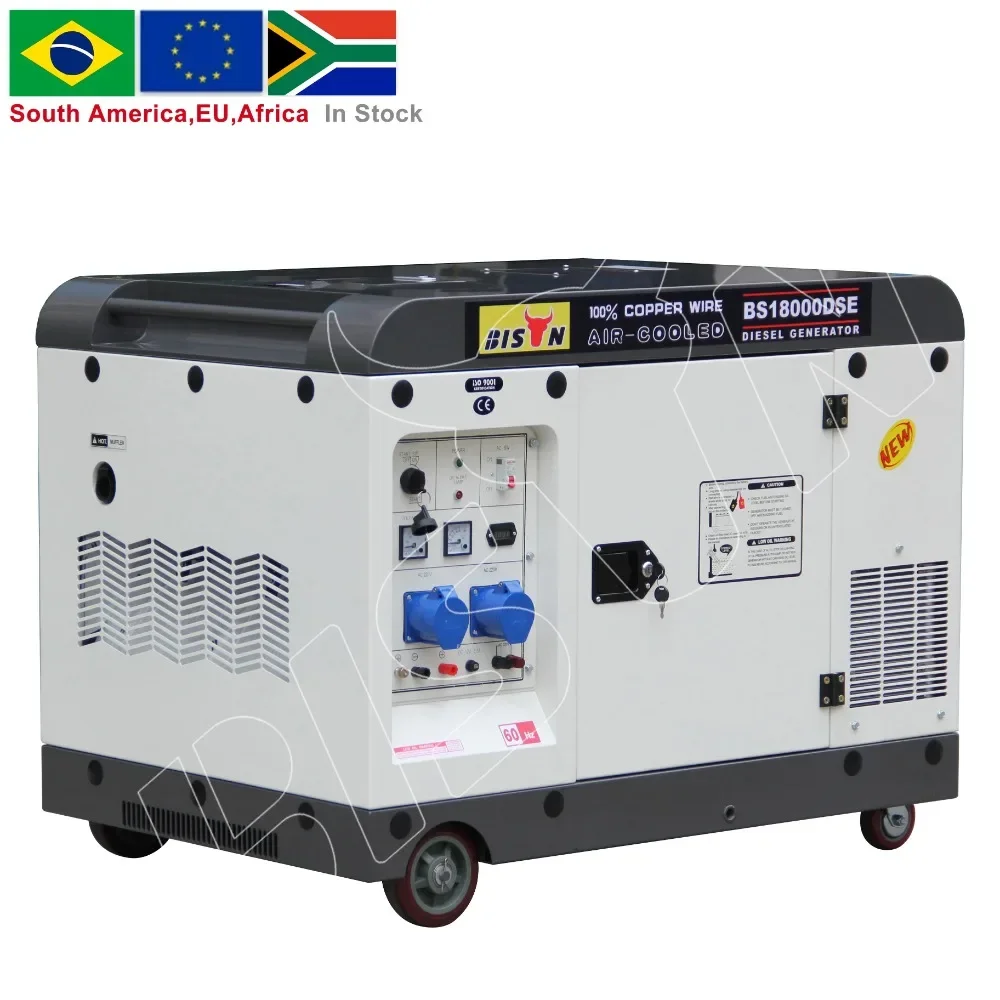 Wholesale Silent Type 3Kw 6Kw 7Kw 8Kw 10Kw 12Kw 12Kva Electric Diesel Generators Suppliers Electrical Power Plant for Home Use