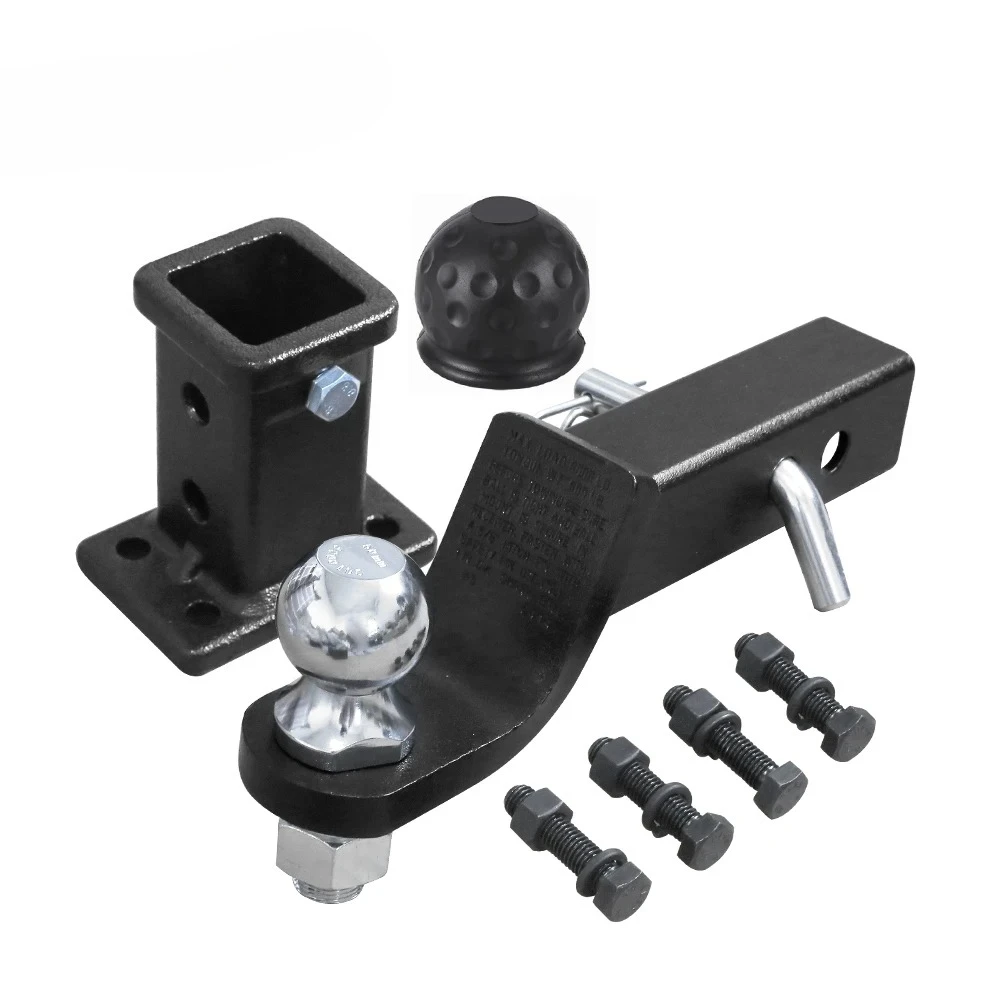 2 Inch Towbar Tongue Ball Mount With Tow Ball And Hitch Receiver Pin RV Truck Trailer Parts Car Camper Accessories Caravans