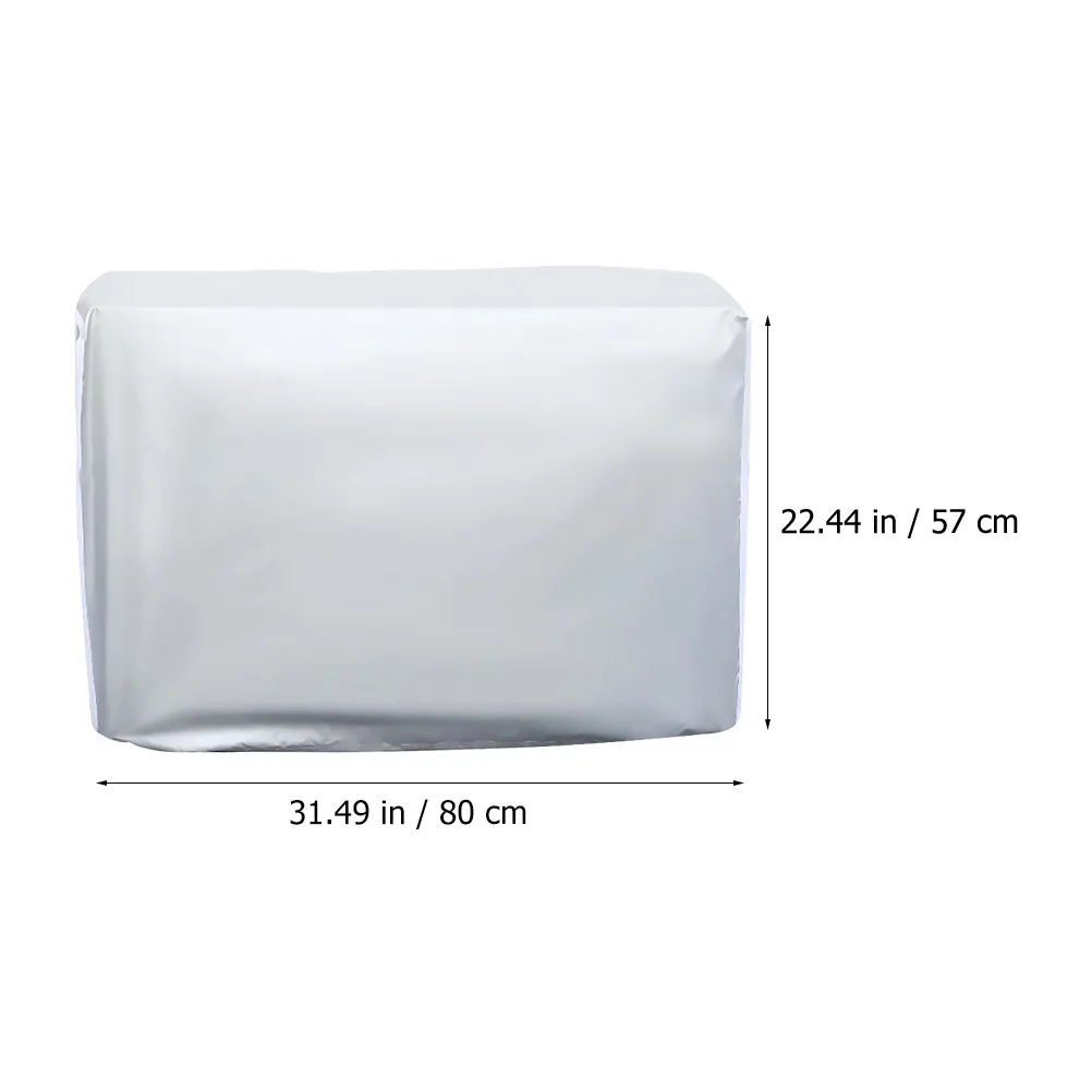 Heavy-Duty Waterproof Polyester Air Conditioner Cover for Outside Units Dust Proof Rain Wind Sand Snow Resistant Outdoor