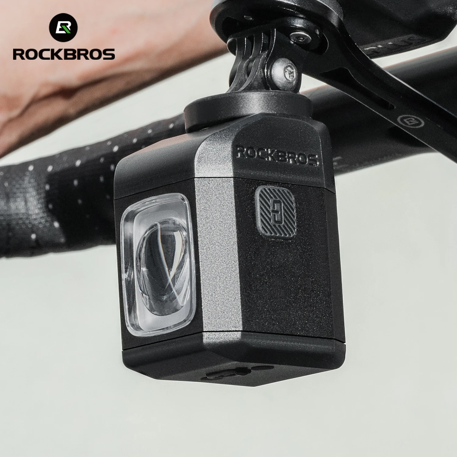 

ROCKBROS Велосипедный фонарь 1600LM Велосипедная фара с дистанционным управлением Цифровой дисплей IPX6 Умная велосипедная фара