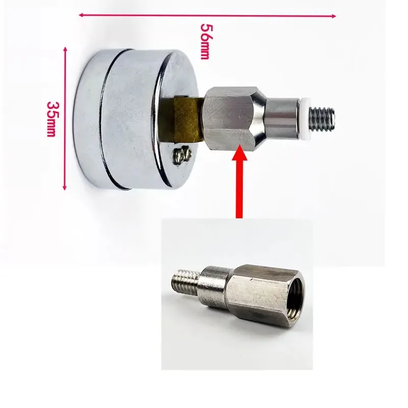 For E61 Thermometer Pressure Temperature Gauge Connector Adapter - Suitable for Our Store Products