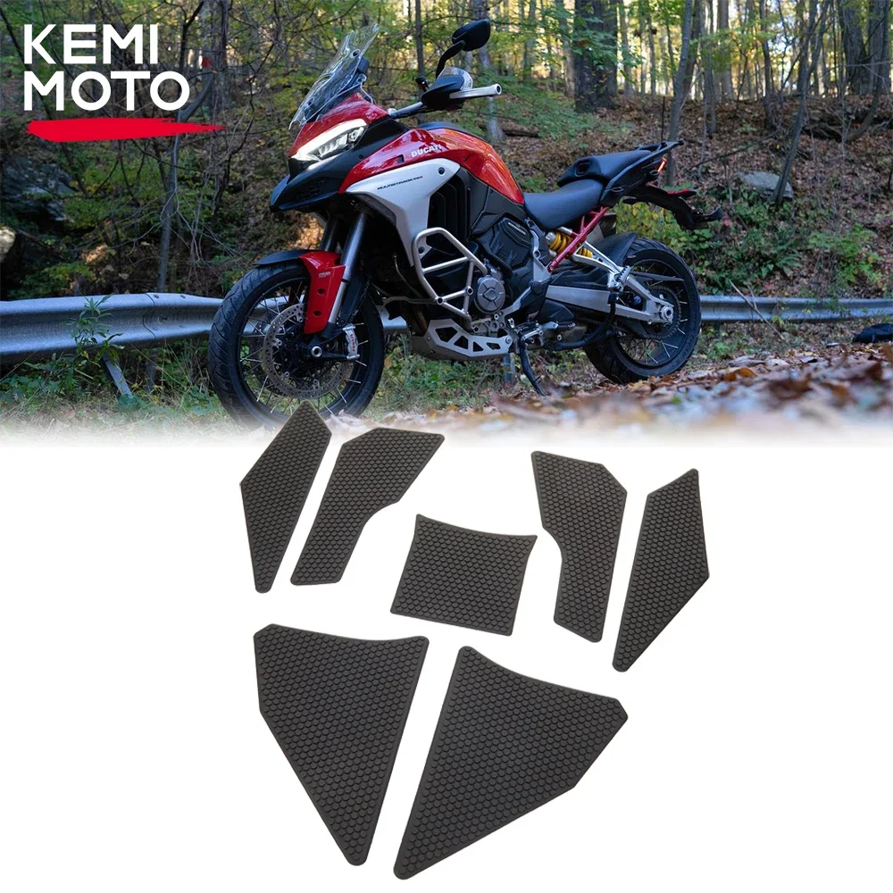 

Motorcycle Fuel tank anti-slip sticker For Ducati DUIMULTISTRADA V4 S 2021-2023 Tank Pad Protector Heat Insulation Side Stickers