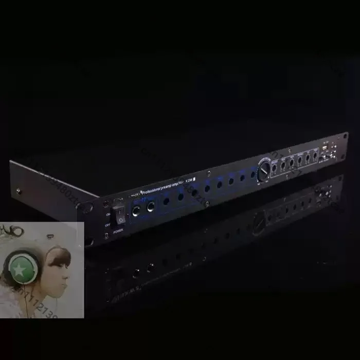 Audio Preamp Effect Processor Microphone Equalizer For Bar Wedding 2.1 Channel Preamplifier With Subwoofer Output