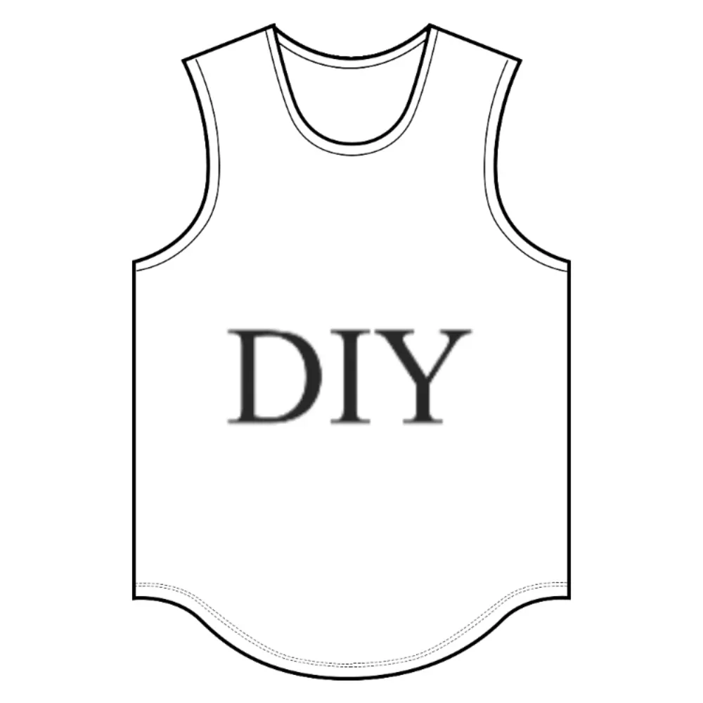 DIY Custom Tank Top Tee Printed Bodybuilding Colors Summer Women Men Casual Home Outfits Plus Size Customize Dropship