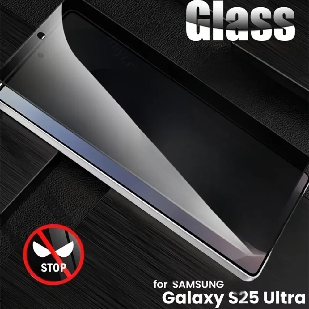 2 قطعة زجاج مقسى مضاد للتجسس لهاتف سامسونج جالاكسي S25 S24 Ultra S23 S22 S21 Plus S25 Edge S24 S23 FE غطاء كامل واقيات الشاشة #2