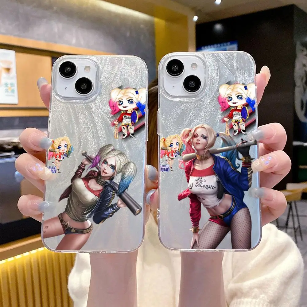 Fashion Case For H-Harley Q-Quinnss MINISO Camlet Case For Iphone 16 15 14 13 12 11 PRO Max 6 7 Plus X XR XSMax Case