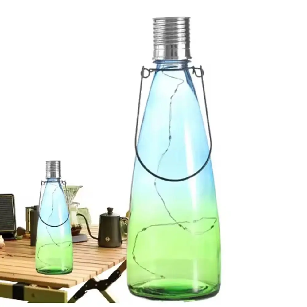 

Creative Design Outdoor Solar Lantern Light With Handle Decorative LED Solar Powered Light Solar Powered Waterproof