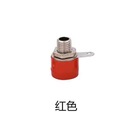 Banana Plug Socket 4mm Copper Diameter 4 Panel Terminal Audio Amplifier