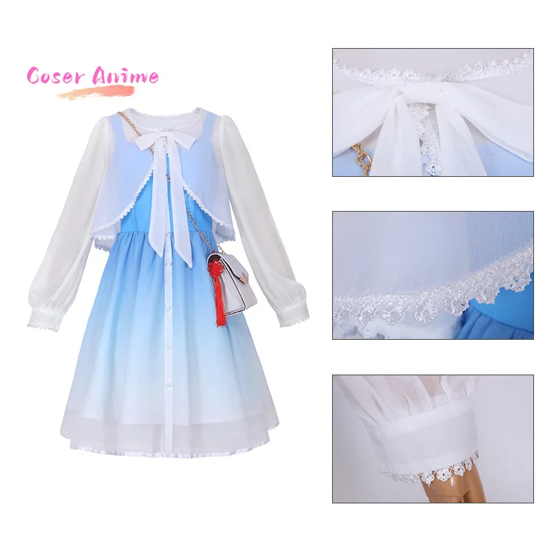 เกม Genshin Impact Ganyu คอสเพลย์เครื่องแต่งกายชุดปาร์ตี้ฮาโลวีนสําหรับผู้หญิงผู้ชาย Carnival Props