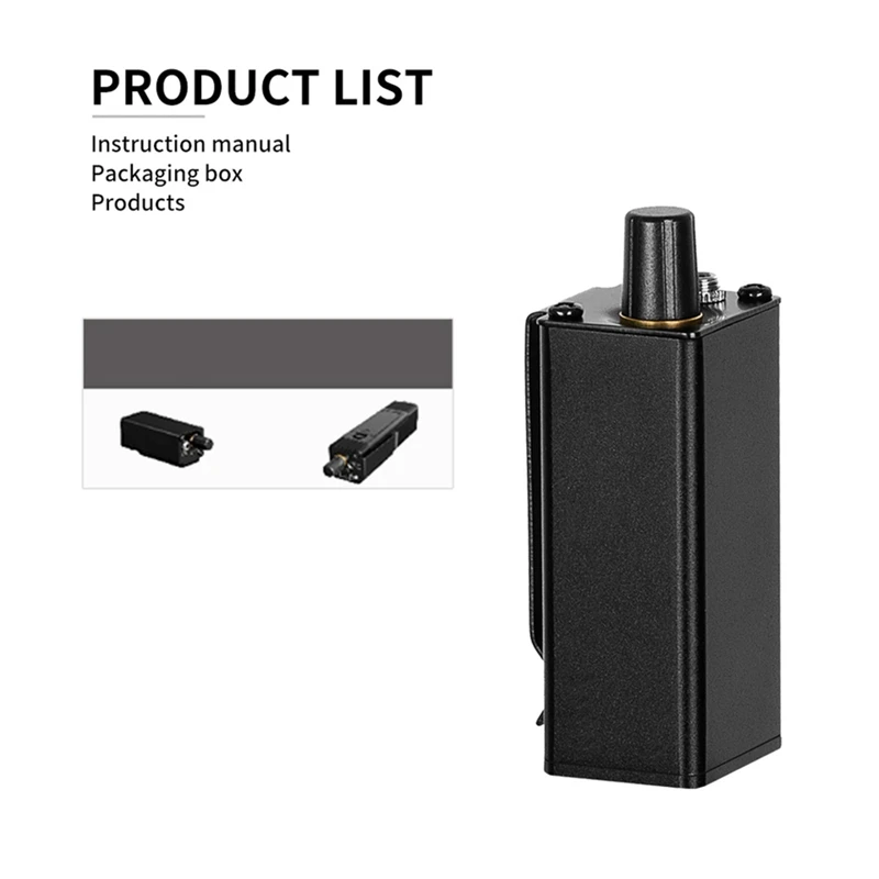 B34B-Mini HIFI Headphone Amplifier XLR To 3.5MM Audio Interface Amplifier Converter Clip Mount Portable Headphone Amplifier