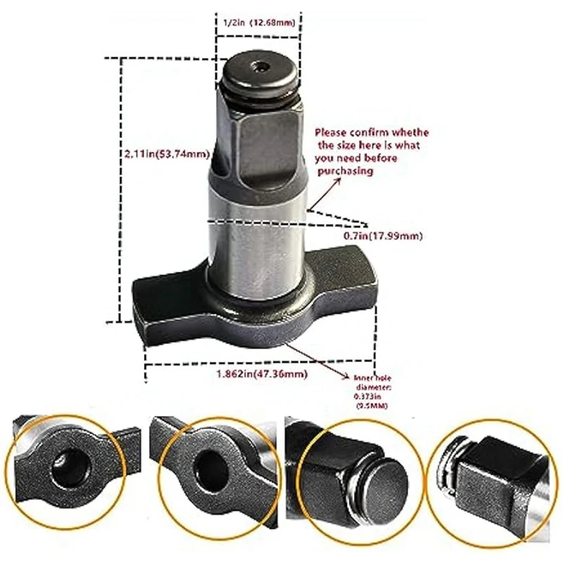 Imagem -06 - Kit Chave de Impacto Anvil para Dewalt Dcf Conjunto Impacto Detent Pin Fácil Instalação N866410 20v Pcs