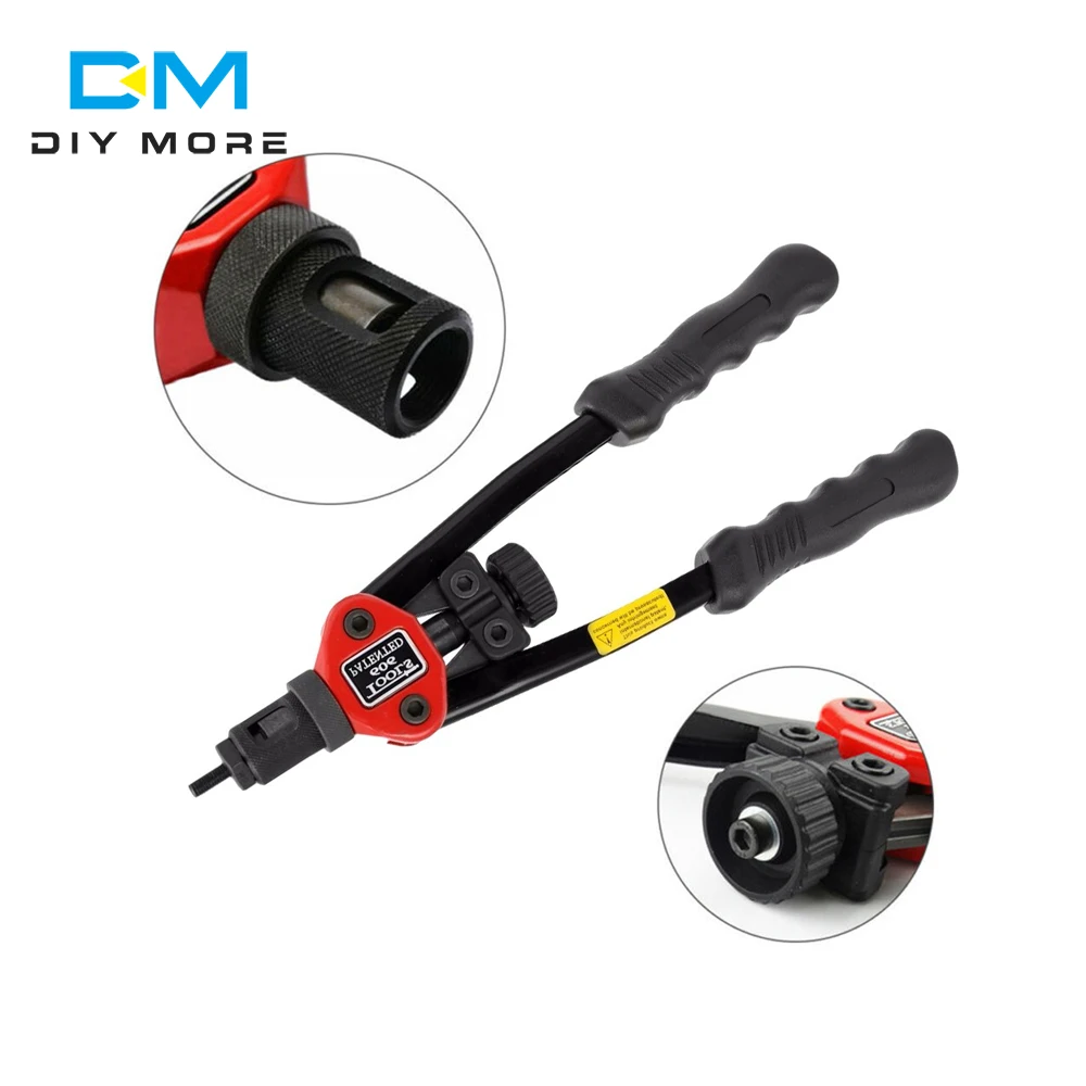 T-606 Mandrel Rivet Nut Gun, Hand Heavy Duty Rivet Nut Setter Tool Kit,Threaded Riveter Tool,Threaded Insert Hand Riveter M3-M8